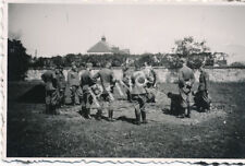 Foto WK II Soldaten Wehrmacht Zelt Tarn Übungsplatz Ostmark H1.61