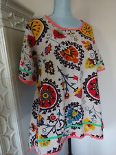 ** Leinen **megaschöne Zipfel- Tunika ** Knopfleiste auf dem Rücken**Gr.M**  