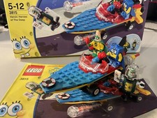 Selten LEGO 3815 SpongeBob Schwammkopf Set Heroic Heroes of the Deep Komplett