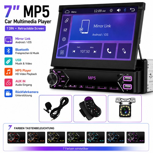 Din autoradio touchscreen - 1,