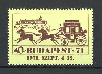 Reklamemarke budapest - reklamemarke,