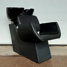 Comair Waschplatz Lugano Stuhl Becken schwarz Waschbecken Friseur Waschplatz