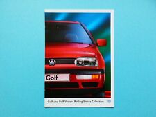 Prospekt / Katalog / Brochure - VW Golf III Rolling Stones Collection - 07/95