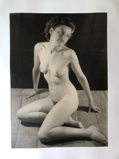 Aktfoto, weiblicher Akt, Fotografie von Horst Saling um 1950, Nude, Akt, Bild 13