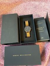 Damenuhr Daniel Wellington gold classic B32R1 water resistent stainless steel