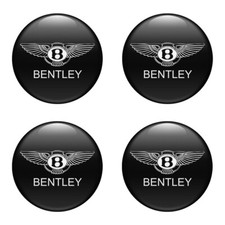 4 x Logo Bentley Aufkleber -