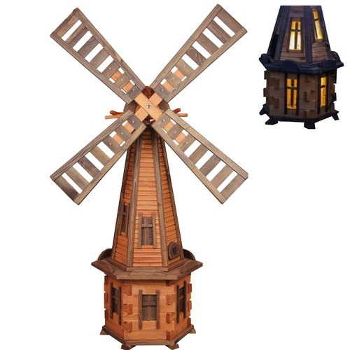 Hölzerne garten windmühle - hölzerne,