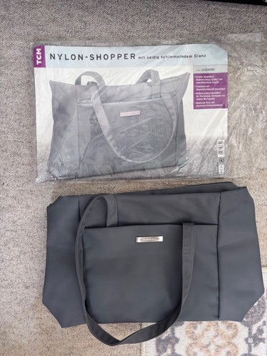Nylon shopper tcm silbergrau - shopper,