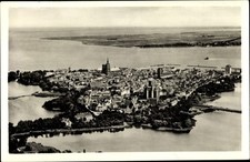 Ak Stralsund in Vorpommern, Fliegeraufnahme - 3599415