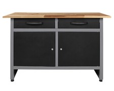 Ondis24 Werkbank Werktisch Montagewerkbank Schubladenschrank Metall 120 cm Bank
