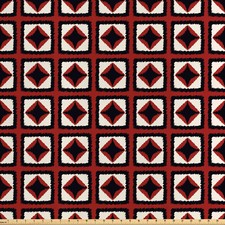 Geometrisch Satin Stoff als