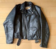 Schott Perfecto Double Leather Riders Jacket Size 38 Made in USA
