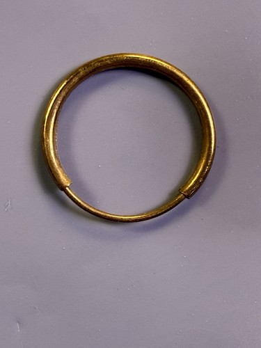 Gold creolen einzelkreis - gold,