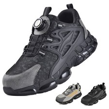 SUADEX Neu Herren Sneaker Sicherheitsschuhe Stahlkappe Leichte Arbeitsschuhe