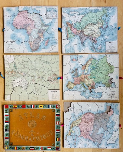 Holz puzzle atlas - 5, holz-puzzle