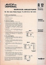 Service Manual-Anleitung für Kuba-Imperial Auto-Reise-Super Florida,Miami 
