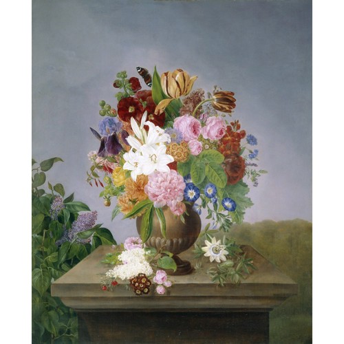 Blumenstillleben h hellesen - blumenstillleben,