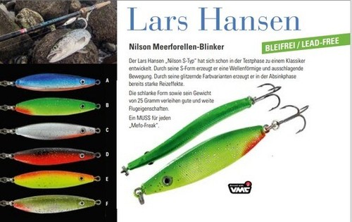 Meerforellenblinker jenzi lars - meerforellenblinker,