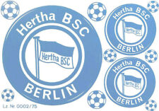 Hertha BSC Berlin Aufkleber Sticker Set - 3 Logos Bundesliga Fussball #1357