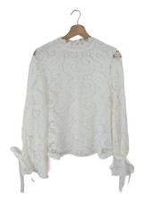 FLAMMODE Spitzenbluse Damen
