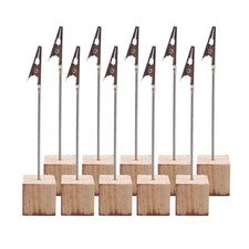 10pcs Set Holz Memohalter