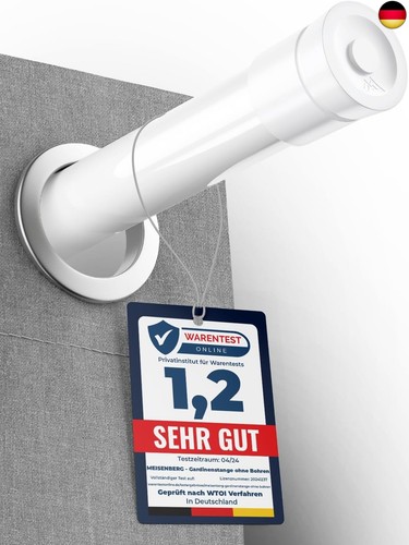 Vorhangstange ohne bohren - ohne,