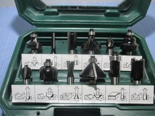 PARKSIDE Fräsbits Set 12-teilig - 8mm Holzfräse   Zubehörset  Parkside OVP