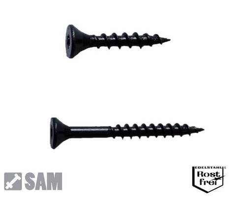 Schwarze spanplattenschrauben - schwarze,