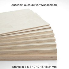Multiplexplatte  Sperrholz 5mm