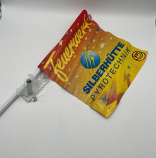 Nico Silberhütte Fahne Werbefahne mit Wandhalterung Feuerwerk Neu