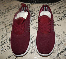 bequeme Sneakers Freizeitschuhe ohne Binden BORDEAUX reinschlüpfen Gr.36/37