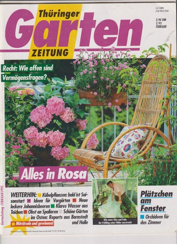 Thüringer gartenzeitung - thüringer,