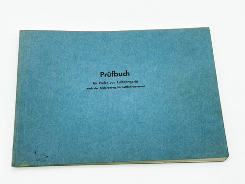 Prüfbuch luftfahrtgerät - prüfbuch,