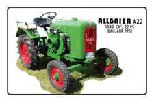 Blechschild 20x30 allgaier - allgaier, a