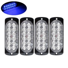 4X 12LED Auto Warnlicht