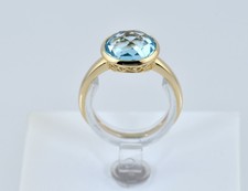 Ring Blautopas 585/000 14 K