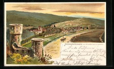 Lithographie Neckarsteinach