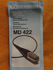 Sennheiser MD 422 U, Dynamisches Studio-Richtmikrofon, echte "Rarität!" 