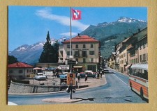 Alte AK-Airolo-Bus-Auto-ungelaufen-60er/70er Jahre