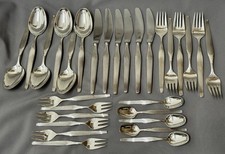 Robbe & Berking Besteck 90er versilbert Modell City - 6 Personen 29 teilig