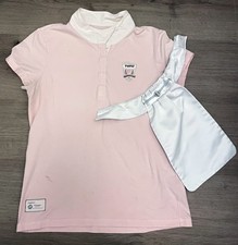 Pikeur rosa Turnier-Shirt Gr. 42 + weißes Plastron
