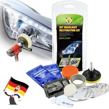 Reinigung Scheinwerfer Auto