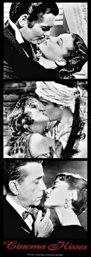 Cinema kisses bogart audrey - -,