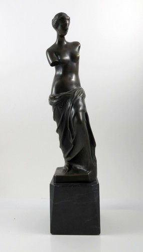 Antike bronzefigur venus von - antike,