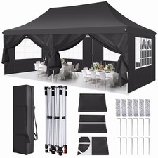 Faltpavillon Pavillon 3x6m Festzelt Wasserdicht Stabil Faltbar Party Gartenzelt