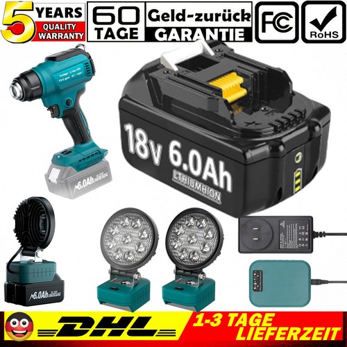 Für makita akku 18v 6000mah - für,
