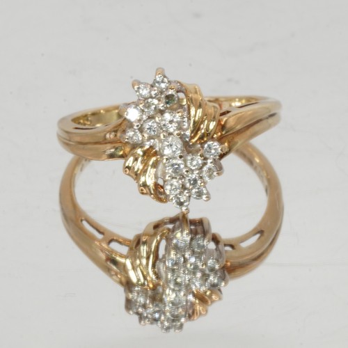 Cluster ring gelbgold - cluster-ring, kt
