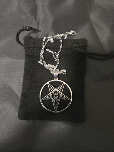 Baphomet pentagramm anhänger - baphomet,