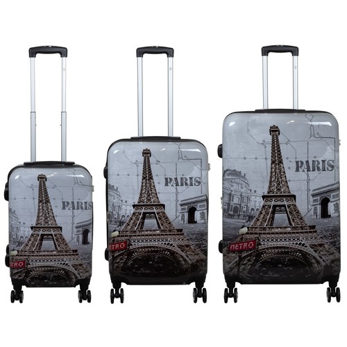 Reisekoffer hartschale paris - reisekoffer,