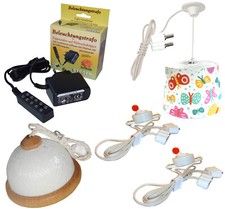 kleines Startset Puppenhausbeleuchtung 3,5V Trafo + 2 Lampen. Kahlert